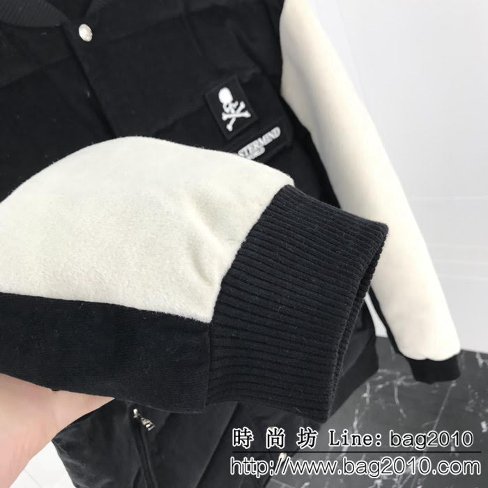 MMJ 18ss冬季新款 精密刺繡圖案 立體剪裁 男款燈芯絨羽絨服 ydi2301